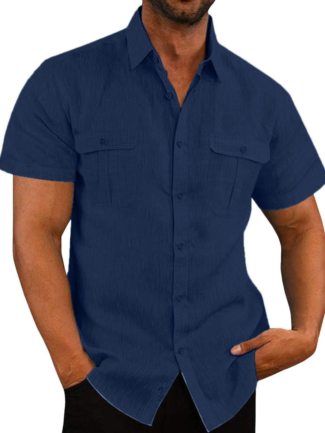 neck size dress shirt Men's Plus Size Collared Neck Short Sleeve Shirt – Cape Cod Clothing Company